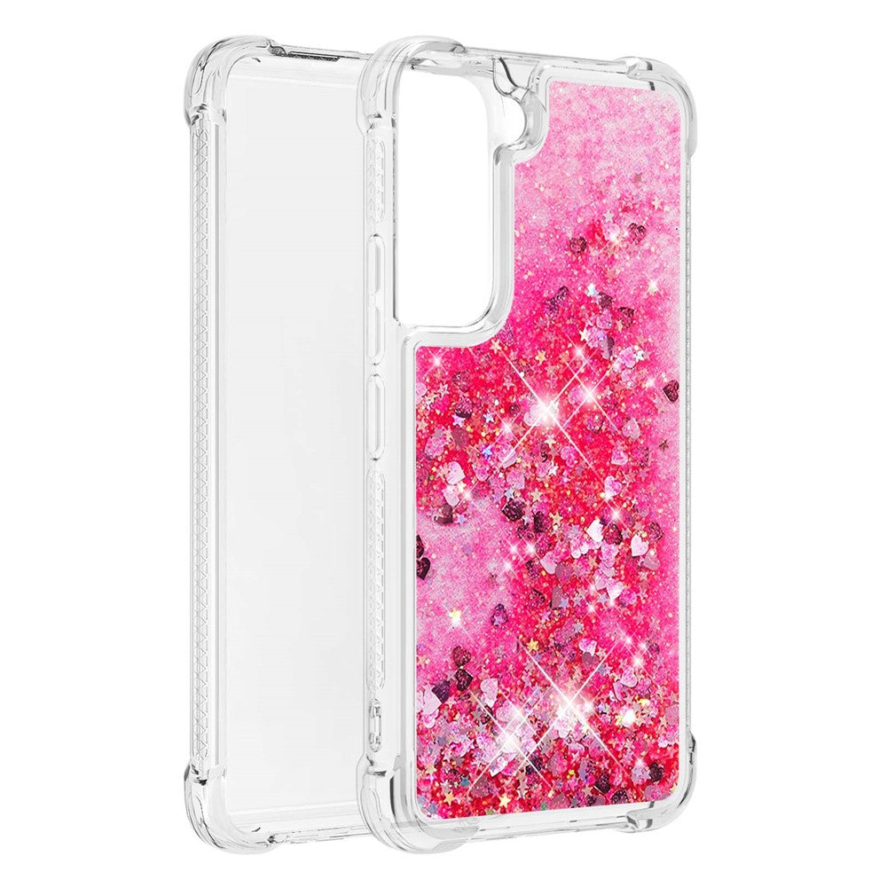 Galaxy S22 5G Glitzer-Hülle – Stoßfest & mit Treibsand