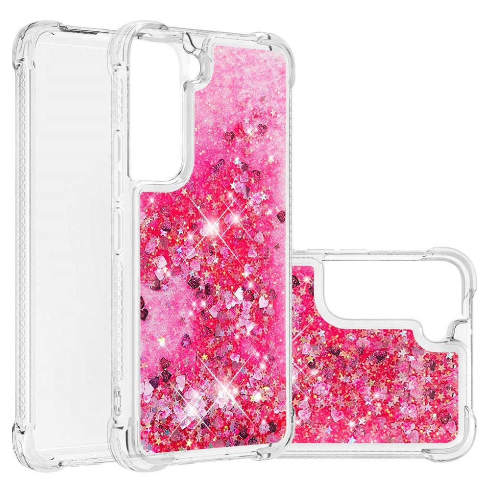 Galaxy S22 5G Glitzer-Hülle – Stoßfest & mit Treibsand