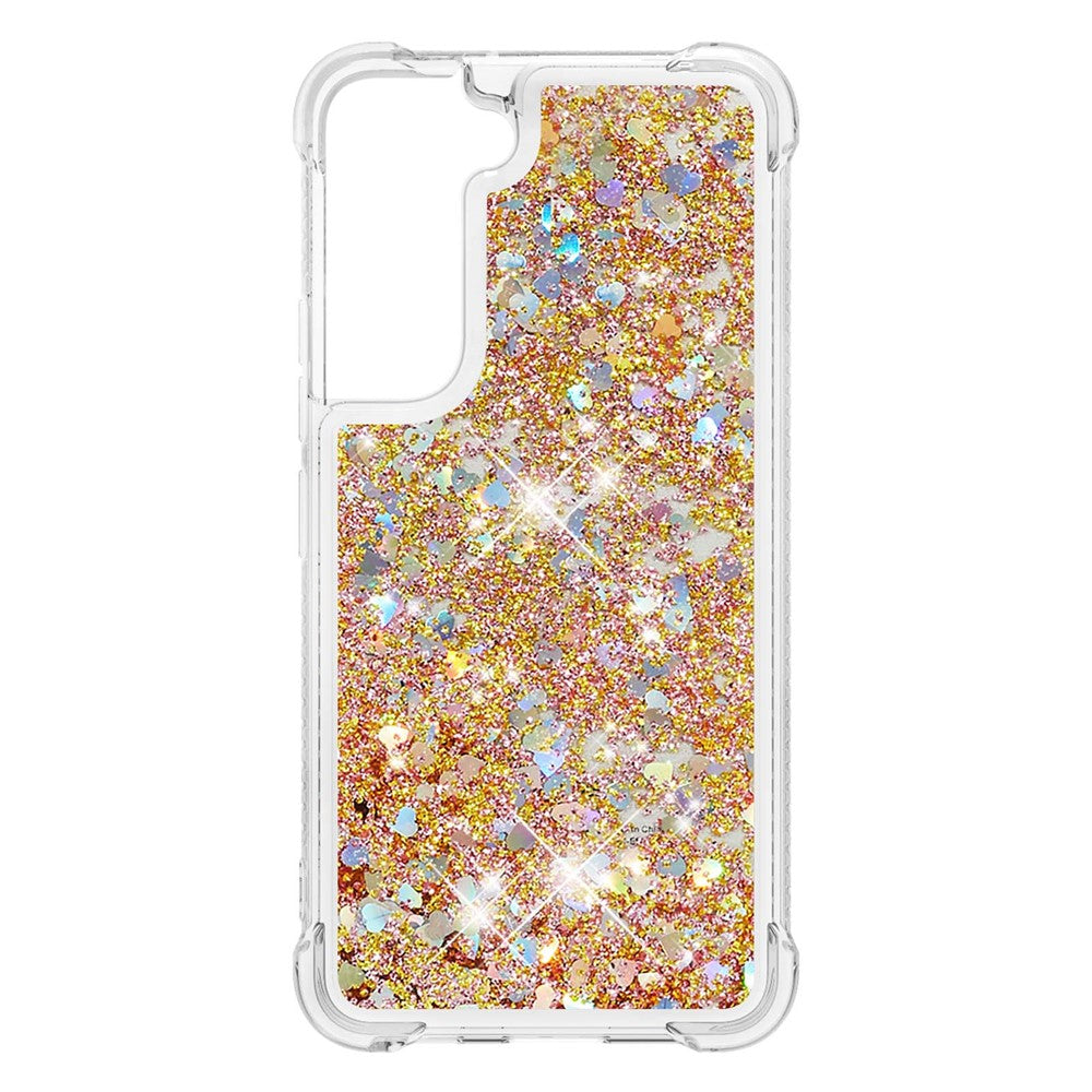 Galaxy S22 5G Glitzer-Hülle – Stoßfest & mit Treibsand