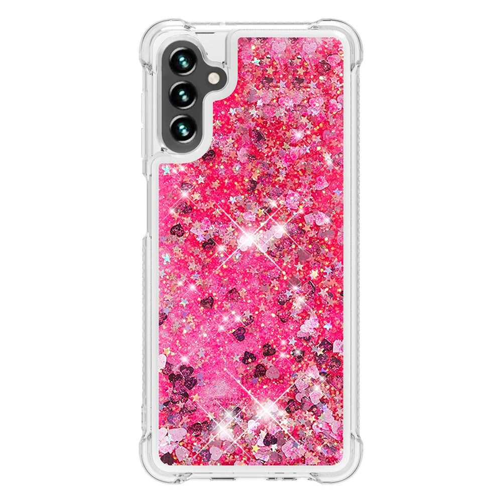 Galaxy A13 5G / A04s 4G Glitzer-Hülle – Stoßfest & mit Treibsand