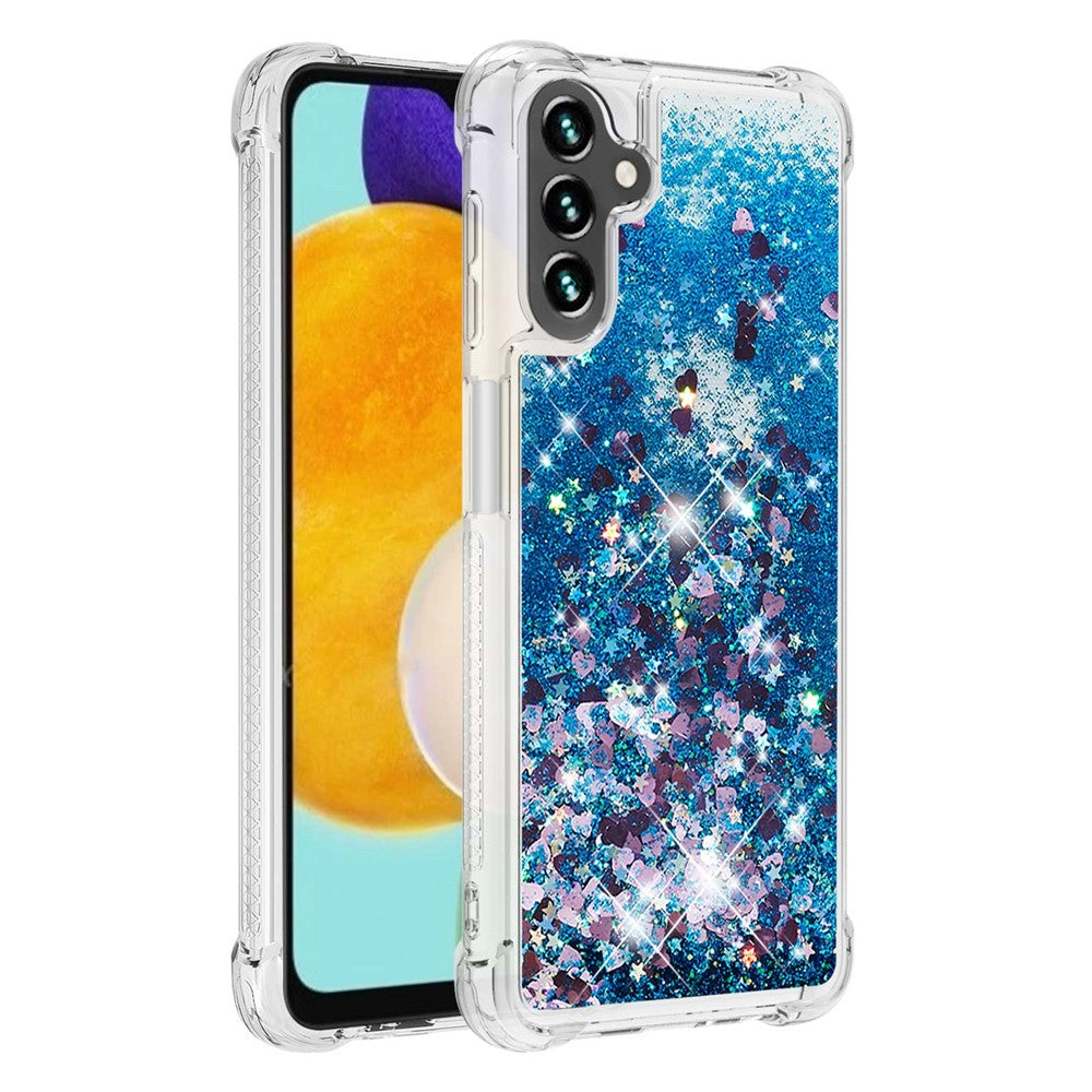 Galaxy A13 5G / A04s 4G Glitzer-Hülle – Stoßfest & mit Treibsand