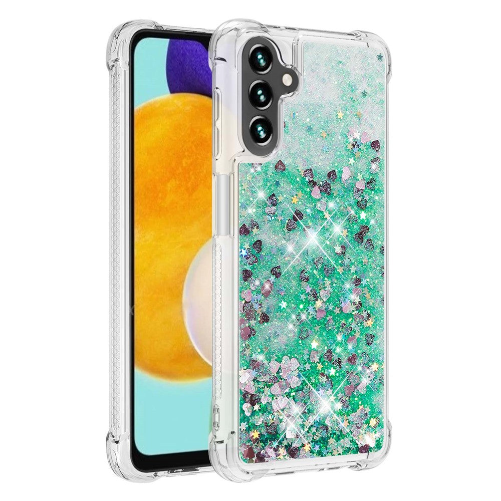 Galaxy A13 5G / A04s 4G Glitzer-Hülle – Stoßfest & mit Treibsand