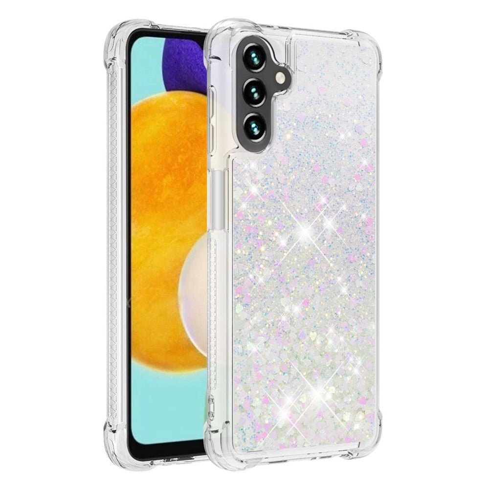 Galaxy A13 5G / A04s 4G Glitzer-Hülle – Stoßfest & mit Treibsand