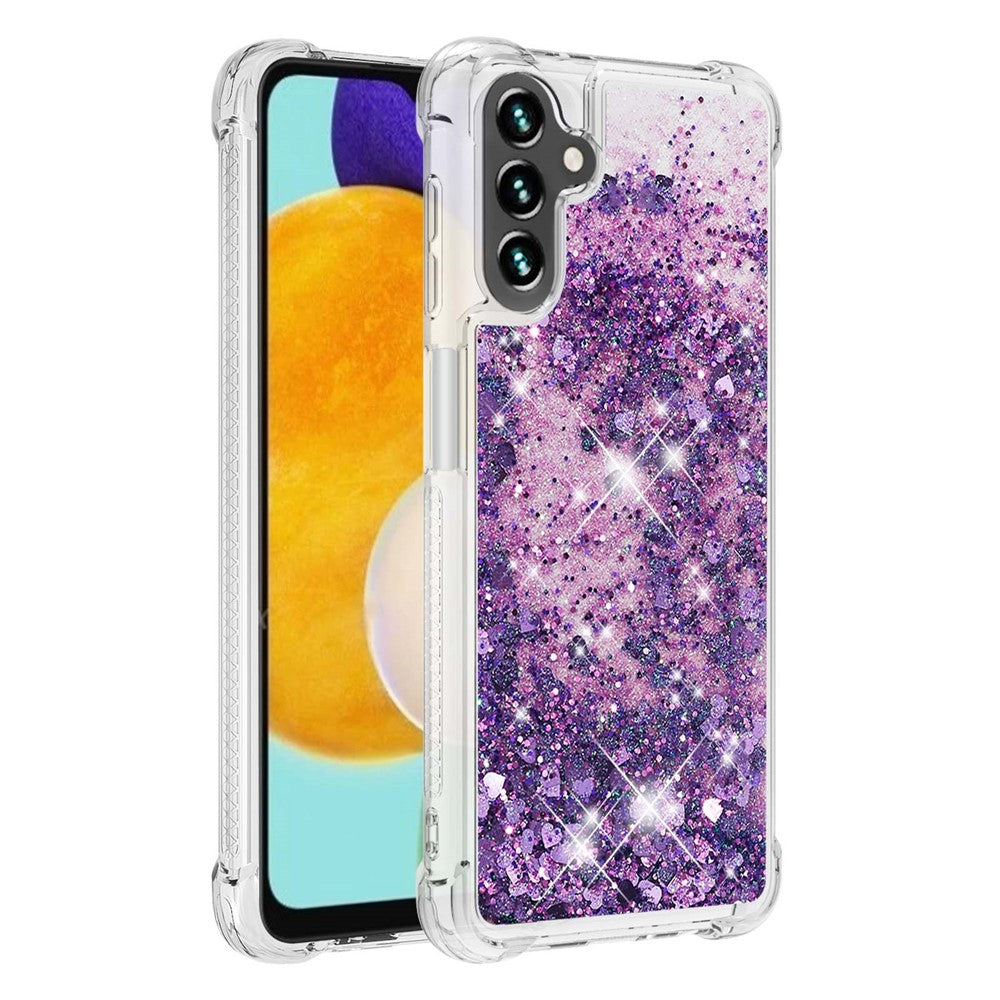 Galaxy A13 5G / A04s 4G Glitzer-Hülle – Stoßfest & mit Treibsand