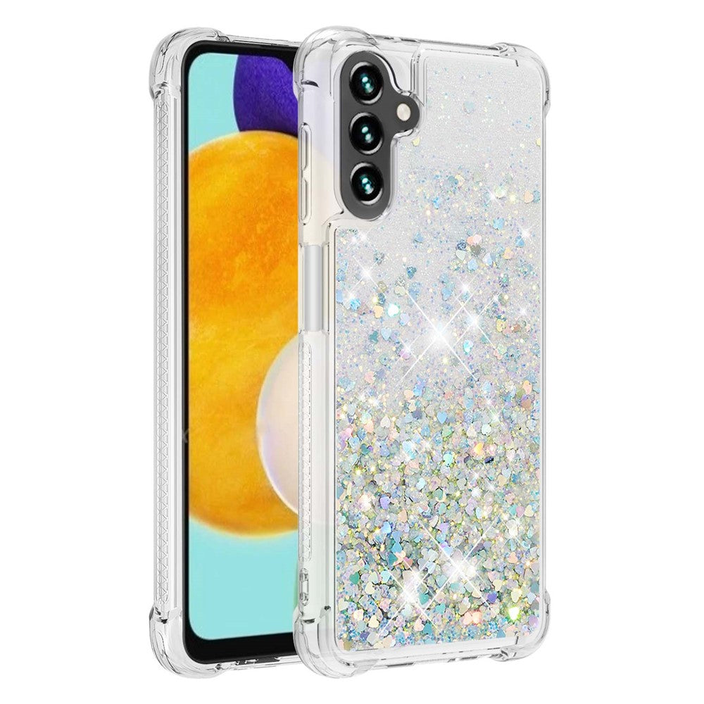 Galaxy A13 5G / A04s 4G Glitzer-Hülle – Stoßfest & mit Treibsand