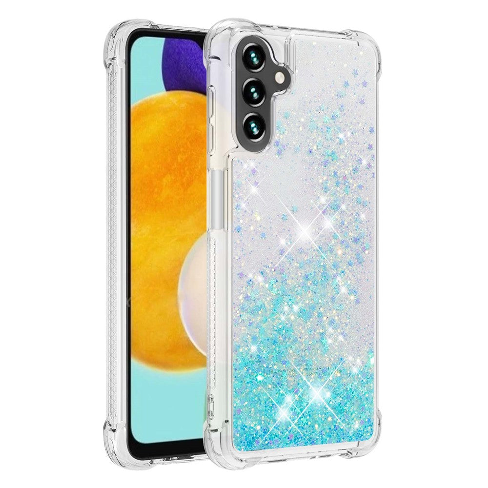 Galaxy A13 5G / A04s 4G Glitzer-Hülle – Stoßfest & mit Treibsand