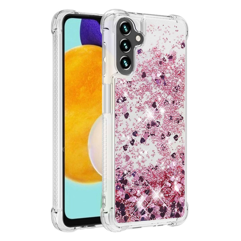 Galaxy A13 5G / A04s 4G Glitzer-Hülle – Stoßfest & mit Treibsand