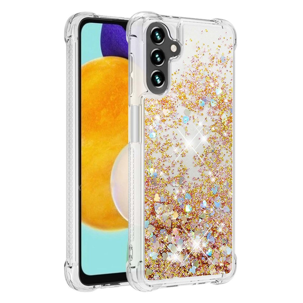 Galaxy A13 5G / A04s 4G Glitzer-Hülle – Stoßfest & mit Treibsand