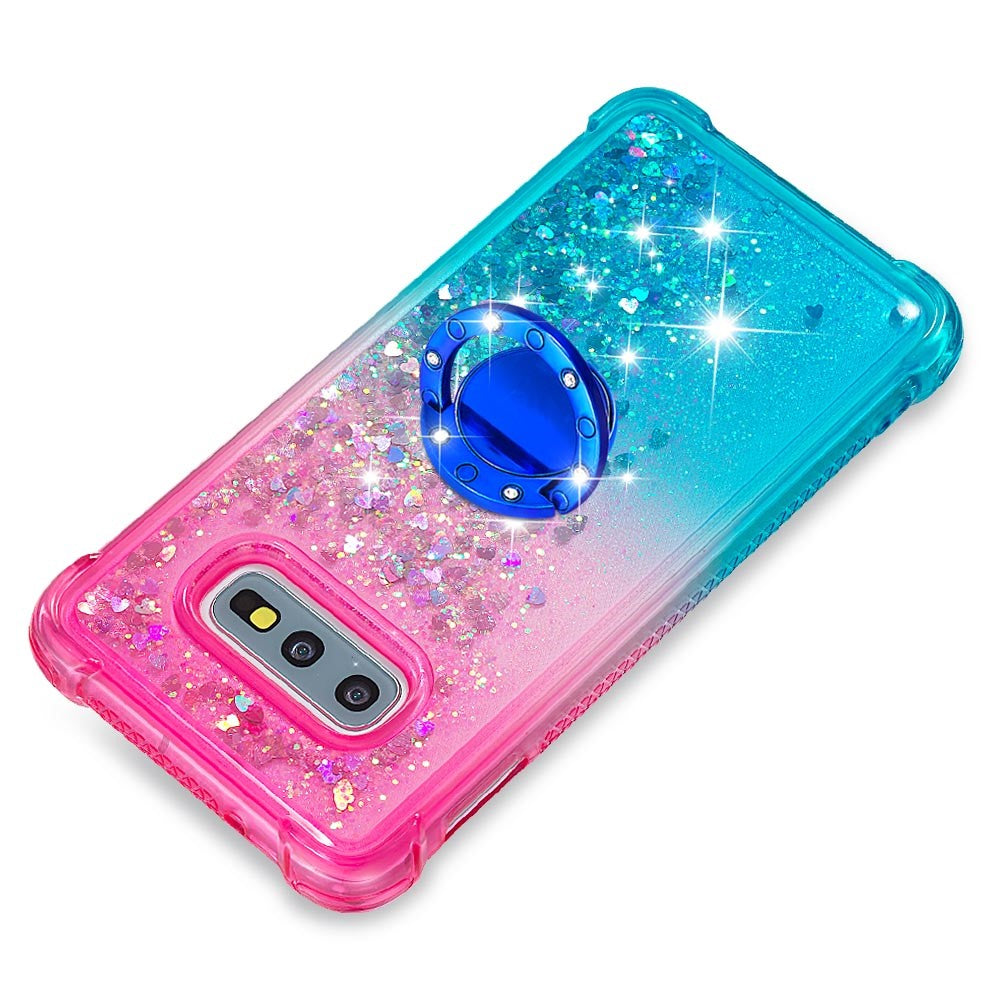 Galaxy S10e Glitter-Hülle – Farbverlauf mit funkelndem Puder