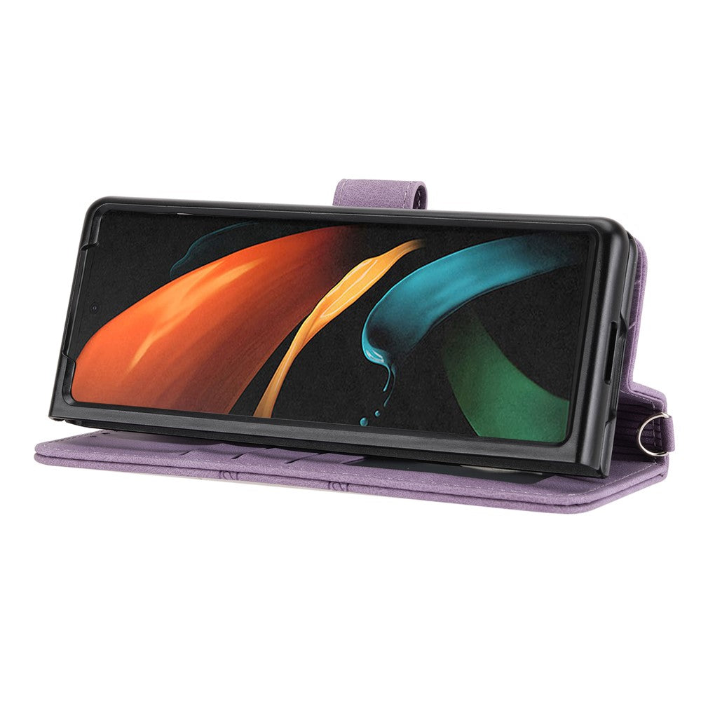 Galaxy Z Fold2 5G Handyhülle – Mit bedrucktem Muster, kratzfest, stilvolles Design & Ständer