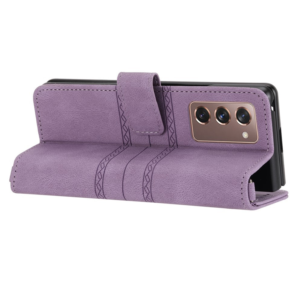 Galaxy Z Fold2 5G Handyhülle – Mit bedrucktem Muster, kratzfest, stilvolles Design & Ständer