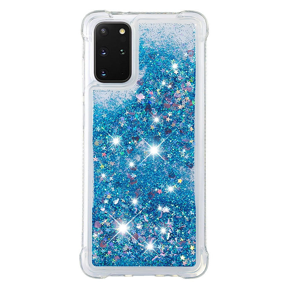 Galaxy S20 Plus 4G/5G Glitzer-Hülle – Stoßfest & mit Treibsand
