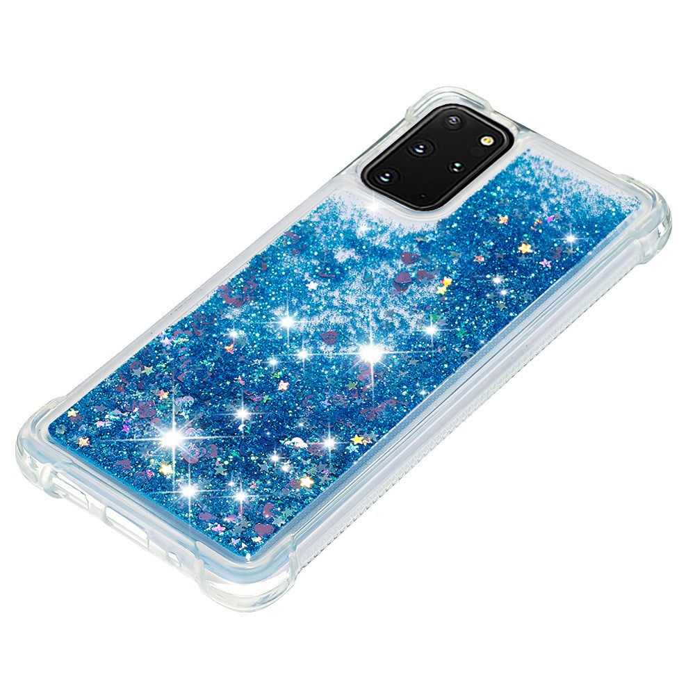 Galaxy S20 Plus 4G/5G Glitzer-Hülle – Stoßfest & mit Treibsand
