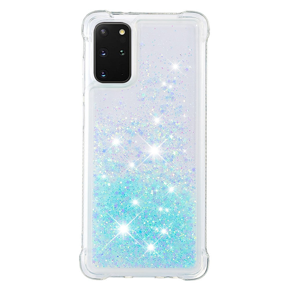 Galaxy S20 Plus 4G/5G Glitzer-Hülle – Stoßfest & mit Treibsand