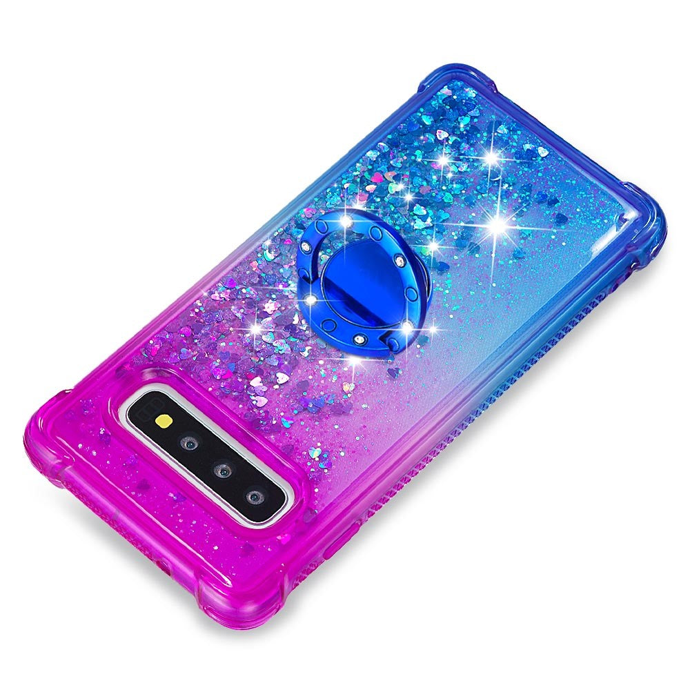 Galaxy S10 Glitter-Hülle – Farbverlauf mit funkelndem Puder