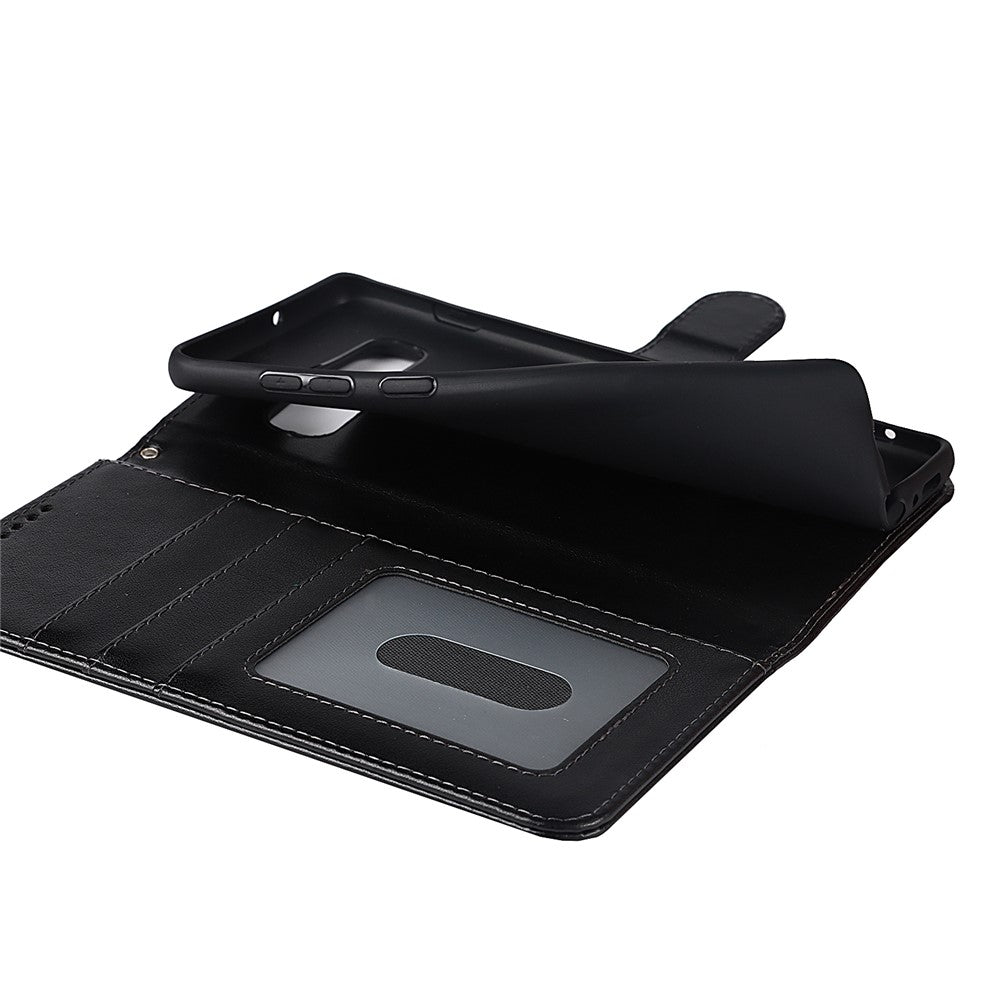 Galaxy S10 4G Wallet-Hülle – Mit Musterdruck, Kartenfächer & Riemen