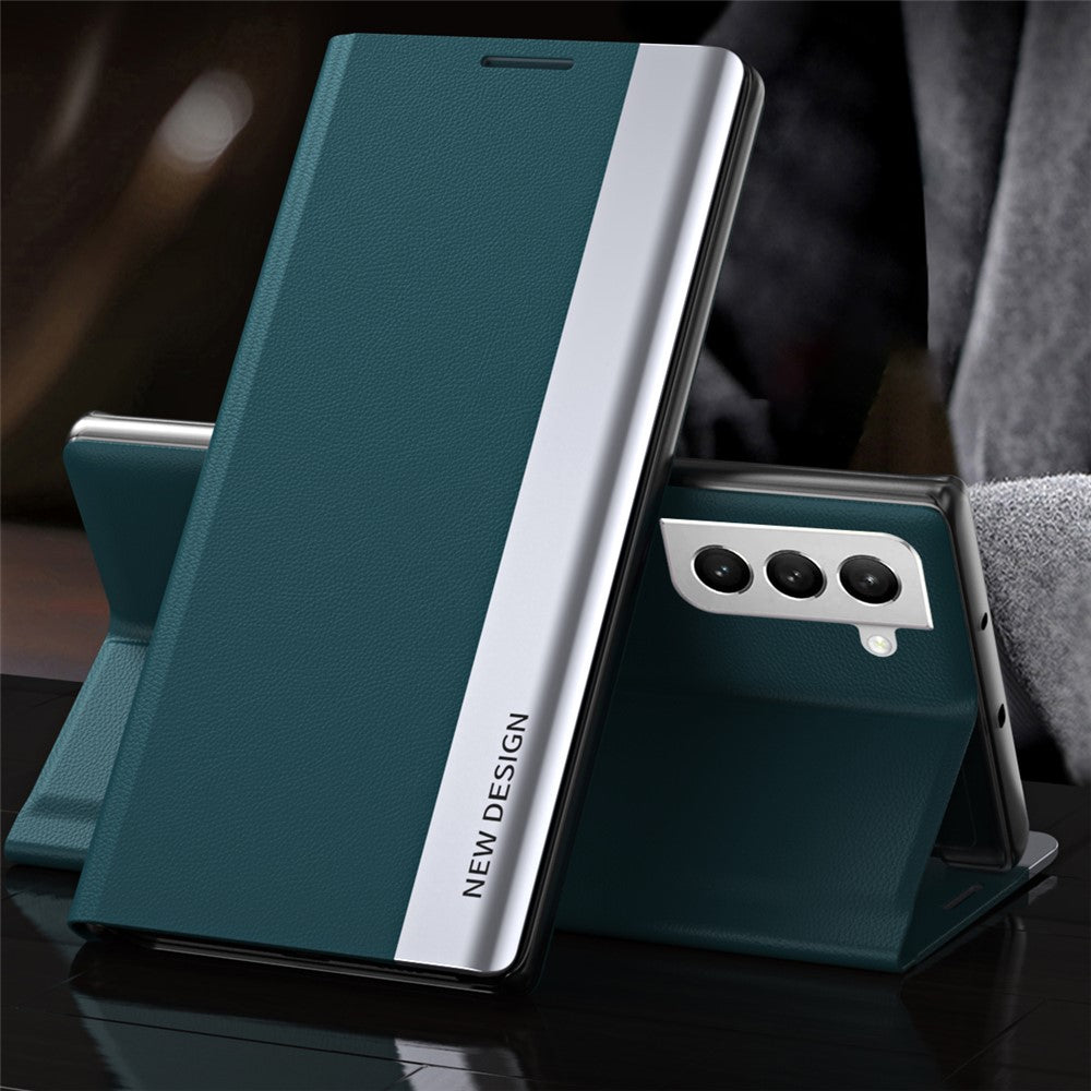 Galaxy S22 5G Klappbare Hülle – elegant, stoßfest, mit Ständer & galvanisierter Oberfläche