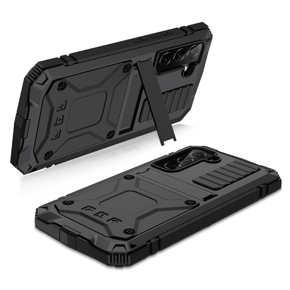 Galaxy S22 5G Schutzhülle – Stoßfest, staubdicht, mit gehärtetem Glas & Ständer