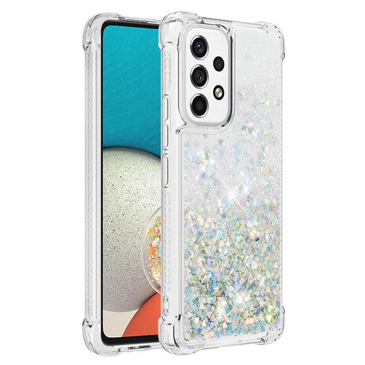 Galaxy A53 5G Glitzer-Hülle – Stoßfest & mit Treibsand