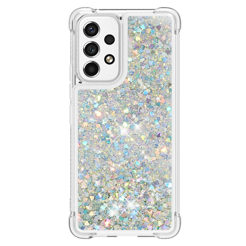 Galaxy A53 5G Glitzer-Hülle – Stoßfest & mit Treibsand