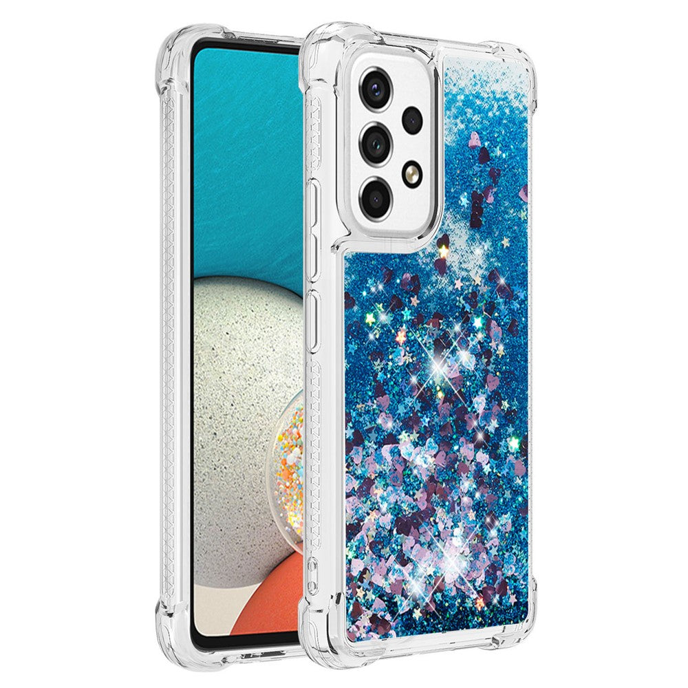Galaxy A53 5G Glitzer-Hülle – Stoßfest & mit Treibsand