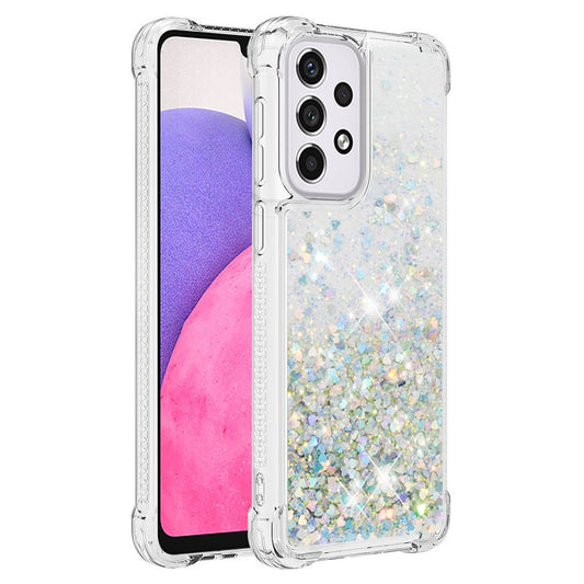 Galaxy A33 5G Glitzer-Hülle – Stoßfest & mit Treibsand