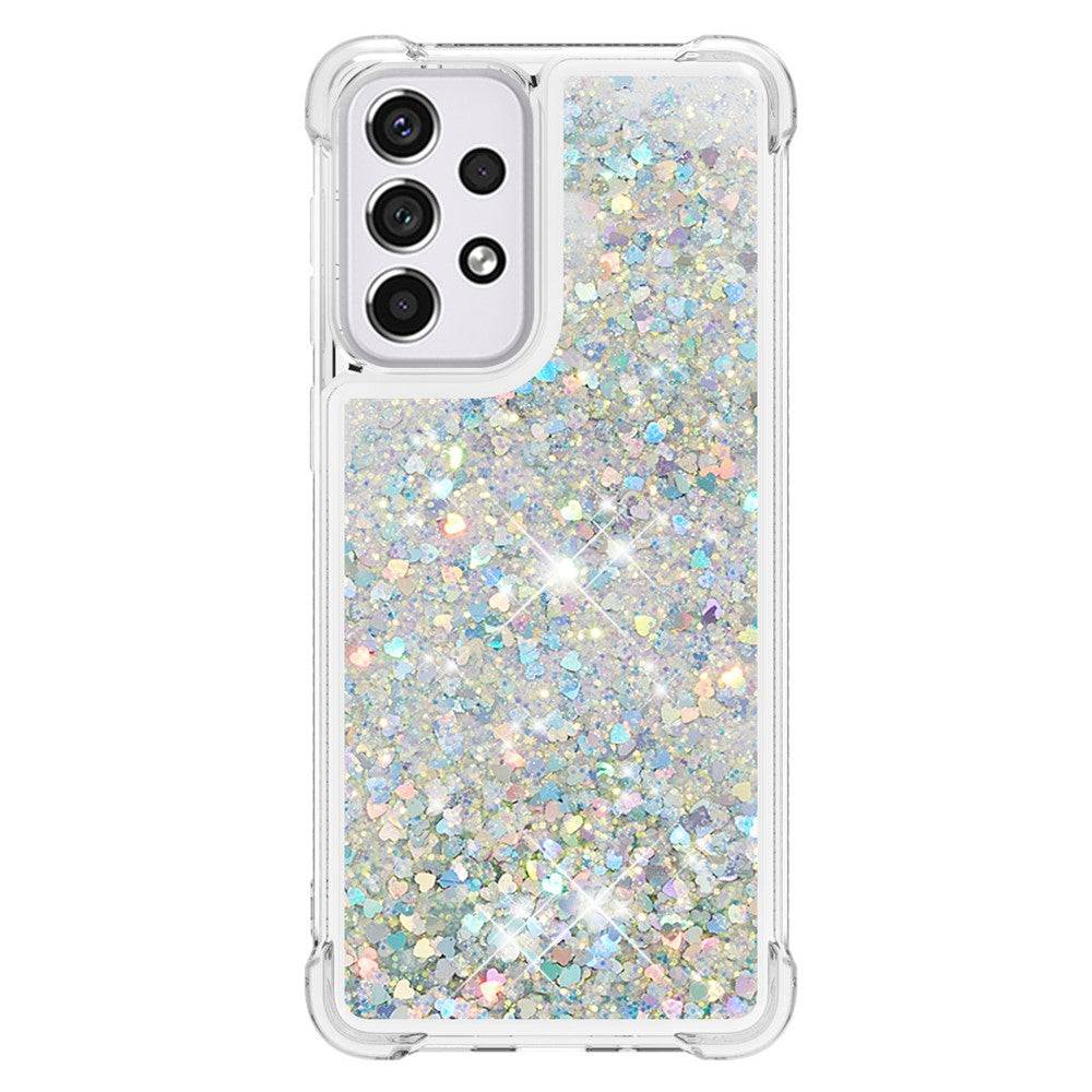 Galaxy A33 5G Glitzer-Hülle – Stoßfest & mit Treibsand