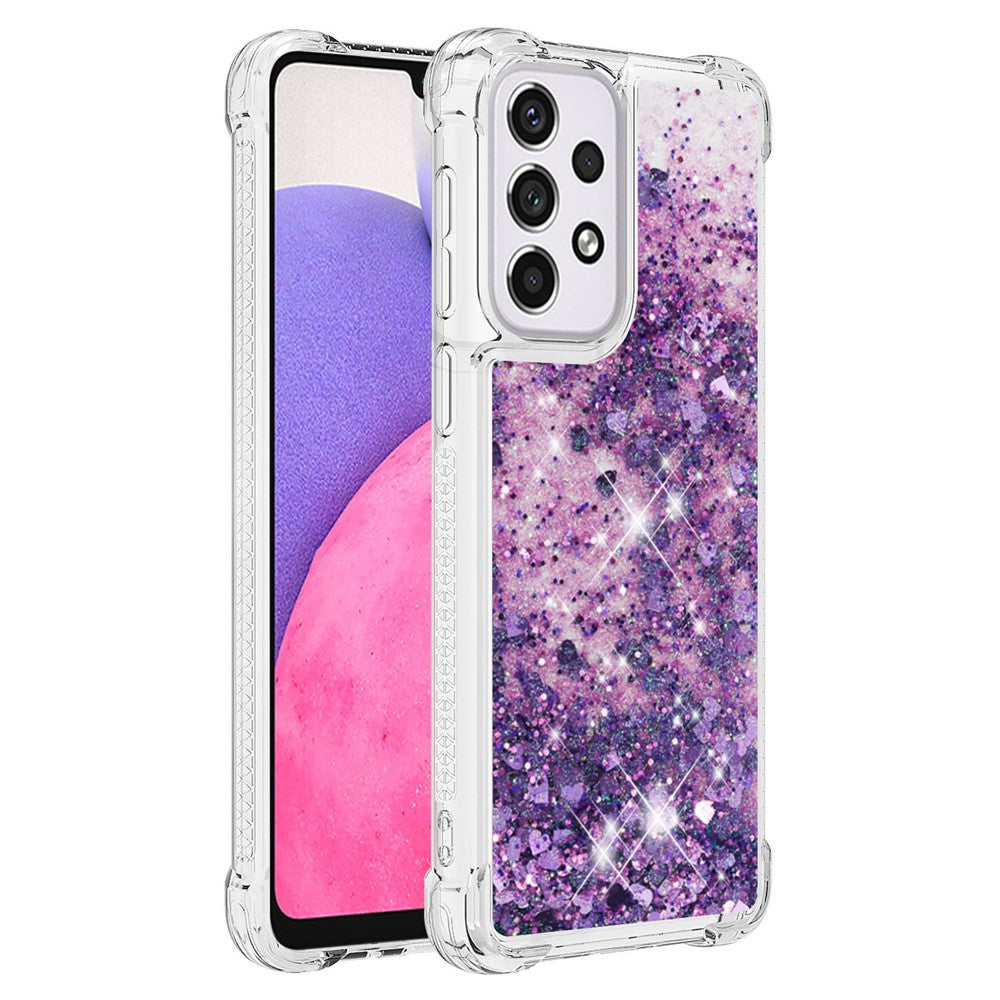Galaxy A33 5G Glitzer-Hülle – Stoßfest & mit Treibsand