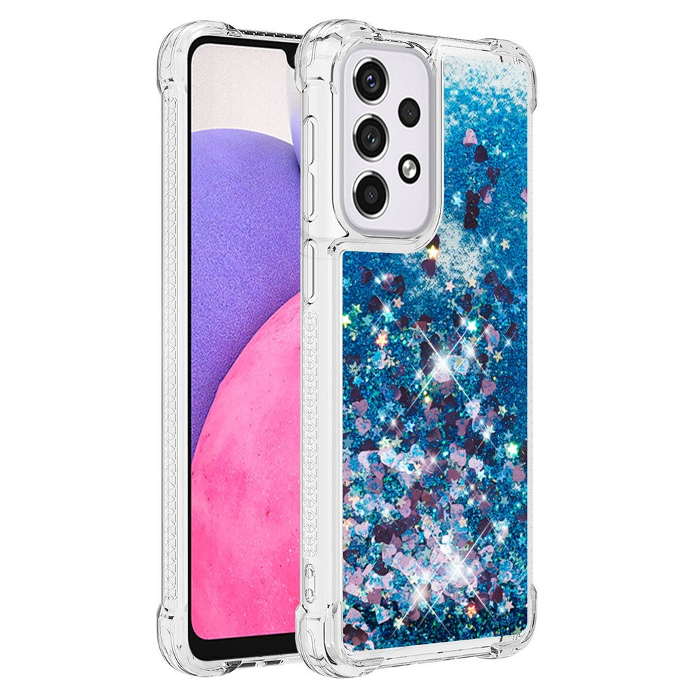 Galaxy A33 5G Glitzer-Hülle – Stoßfest & mit Treibsand