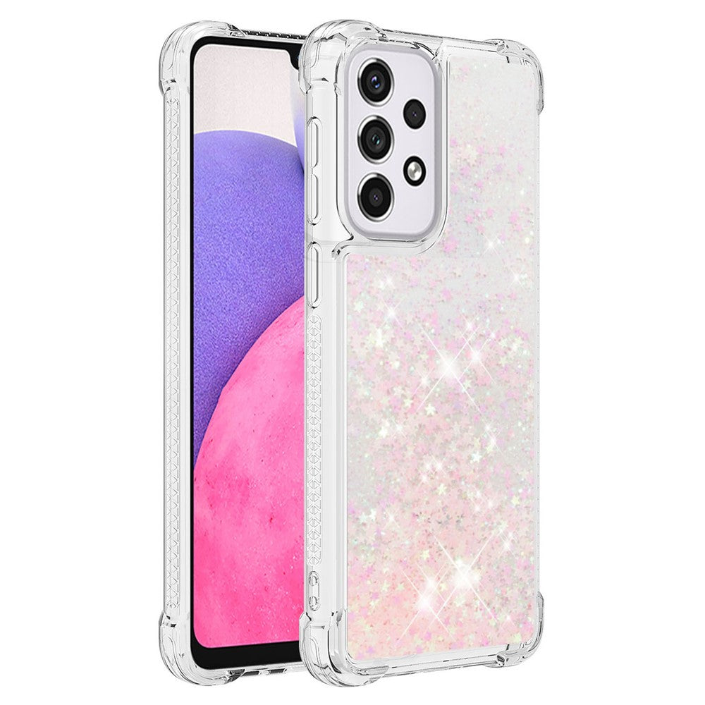 Galaxy A33 5G Glitzer-Hülle – Stoßfest & mit Treibsand