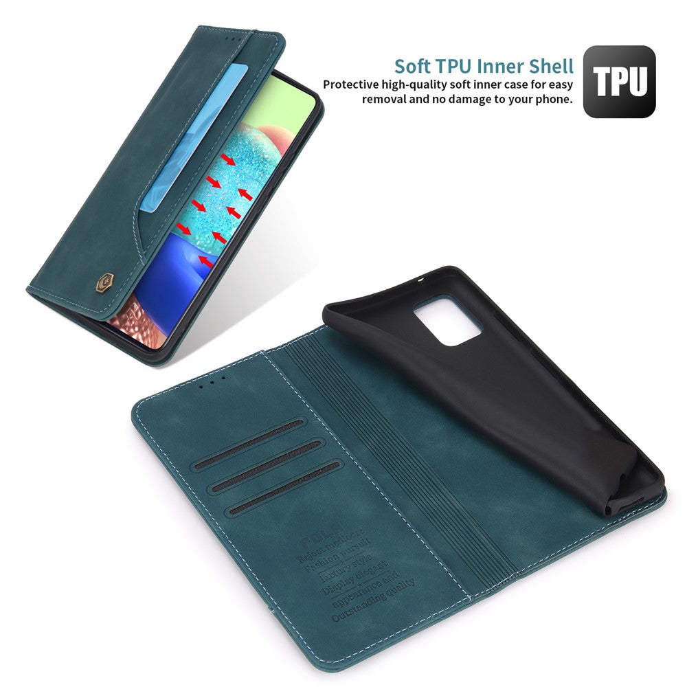 Galaxy A71 5G Wallet-Hülle – mit Kartenfächer & Ständer