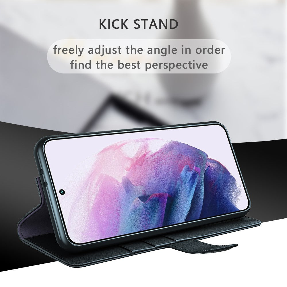 Galaxy S22 5G Echtleder Hülle mit Kartenfach