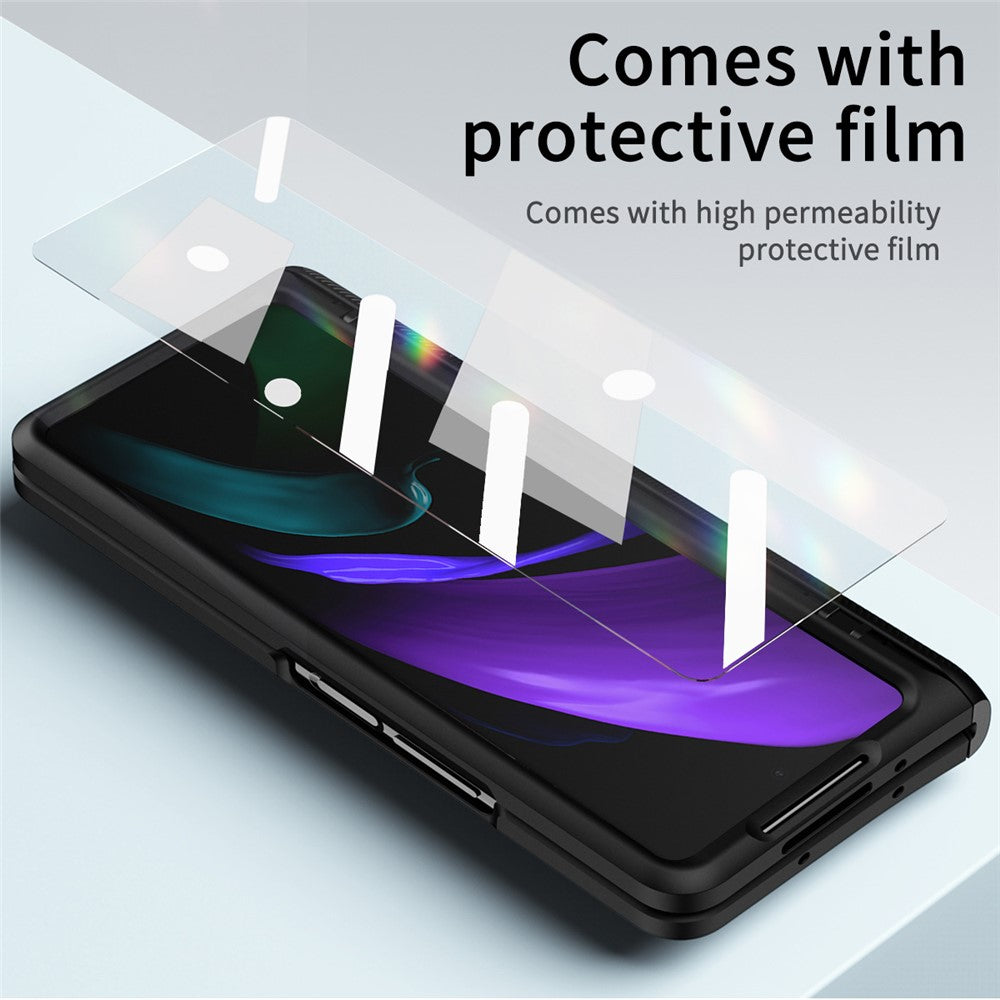 Galaxy Z Fold2 5G Schutzhülle – Mit Magnetverschluss, Schutzglas & Displayschutzfolie