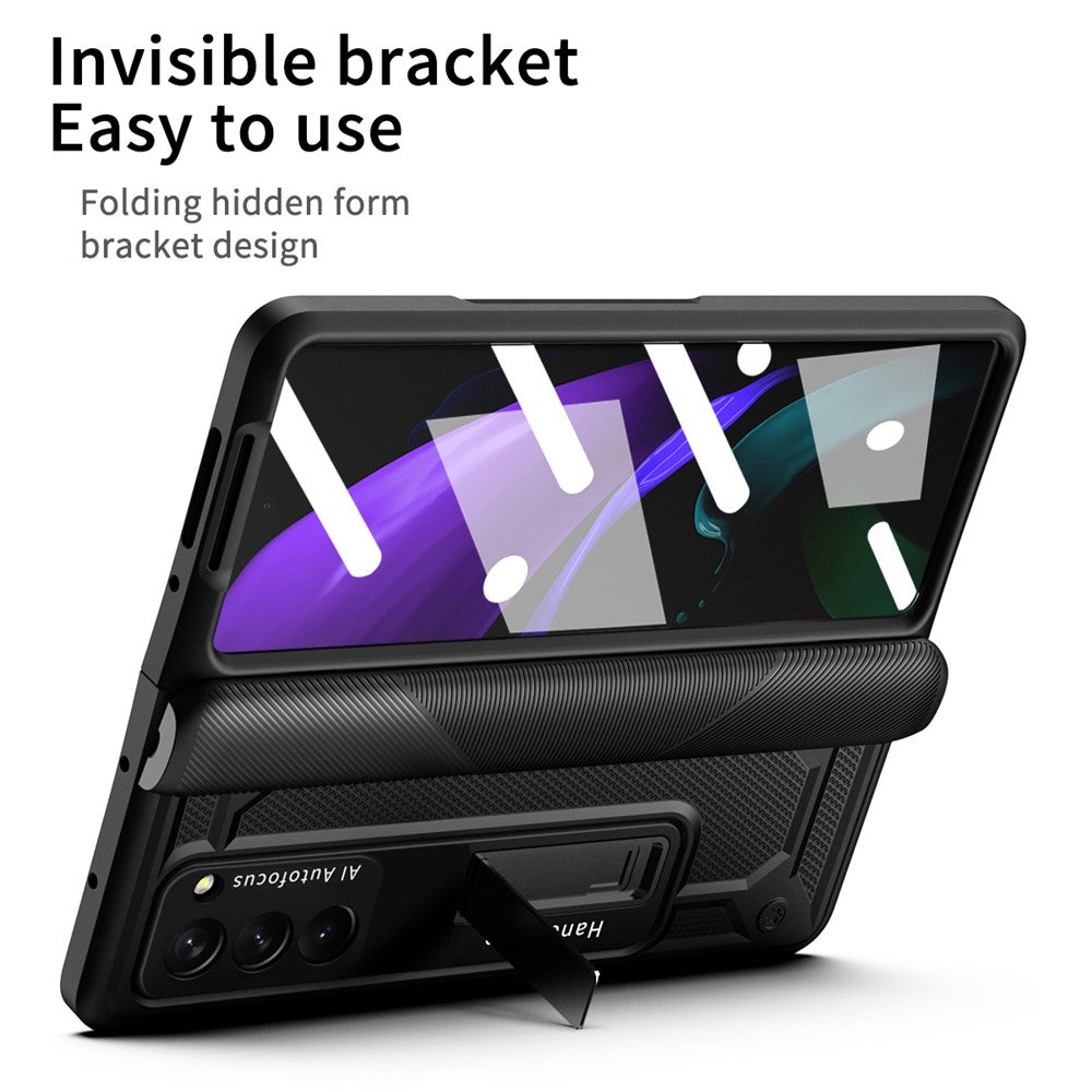 Galaxy Z Fold2 5G Schutzhülle – Mit Magnetverschluss, Schutzglas & Displayschutzfolie