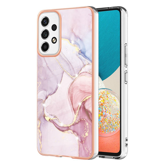 Galaxy A53 5G Schutzhülle – Mit Marmormuster 2,0 mm Galvanik-Rückseite