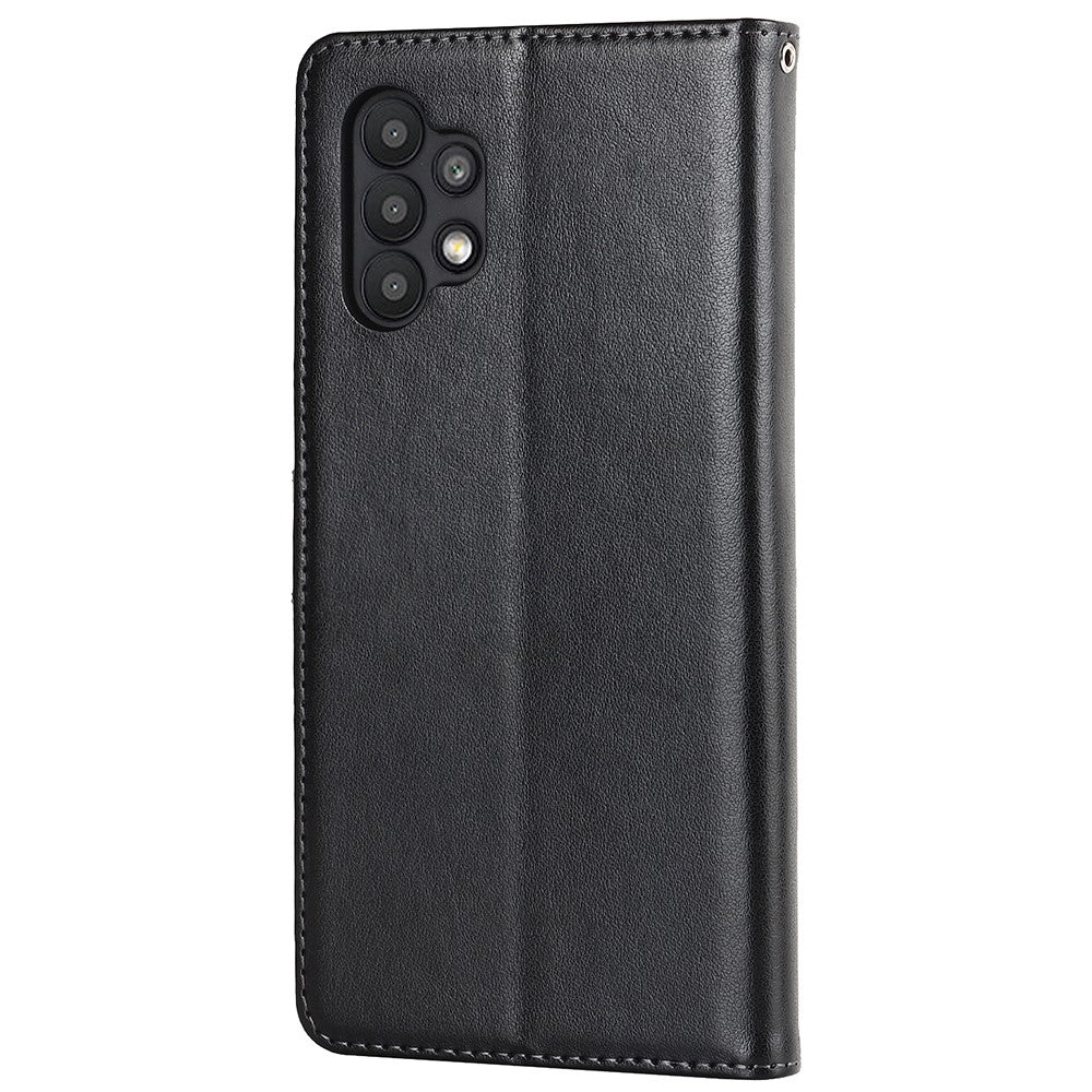 Galaxy A32 5G Wallet-Hülle – Mit Musterdruck, Kartenfächer & Riemen