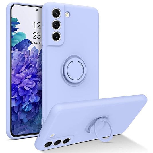 Galaxy S21 FE 5G Silikonhülle – Leicht & Mit Schwenkring-Ständer
