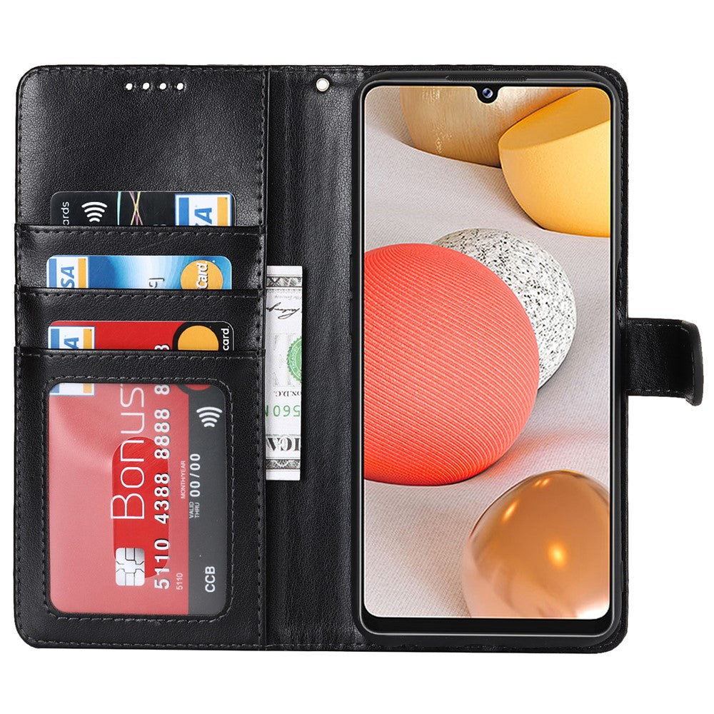 Galaxy A42 5G Wallet-Hülle – Mit Musterdruck, Kartenfächer & Riemen