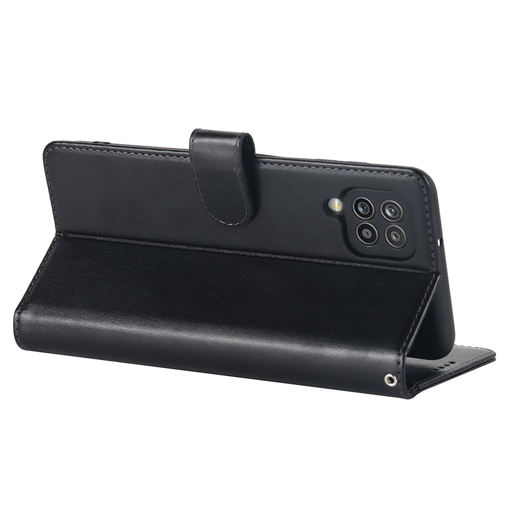 Galaxy A42 5G Wallet-Hülle – Mit Musterdruck, Kartenfächer & Riemen