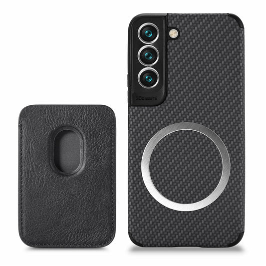 Galaxy S22 5G Schutzhülle – Magnetische abnehmbare Kartenhalter-Rückseite