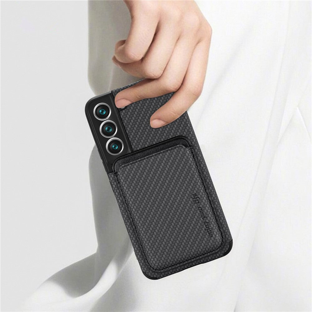 Galaxy S22 5G Schutzhülle – Magnetische abnehmbare Kartenhalter-Rückseite