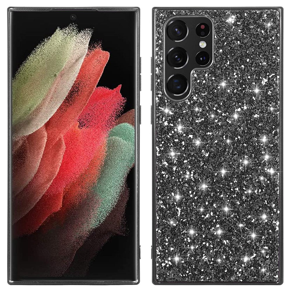 Galaxy S22 Ultra 5G Schutzhülle – Funkelnde Glitzer-Rückseite