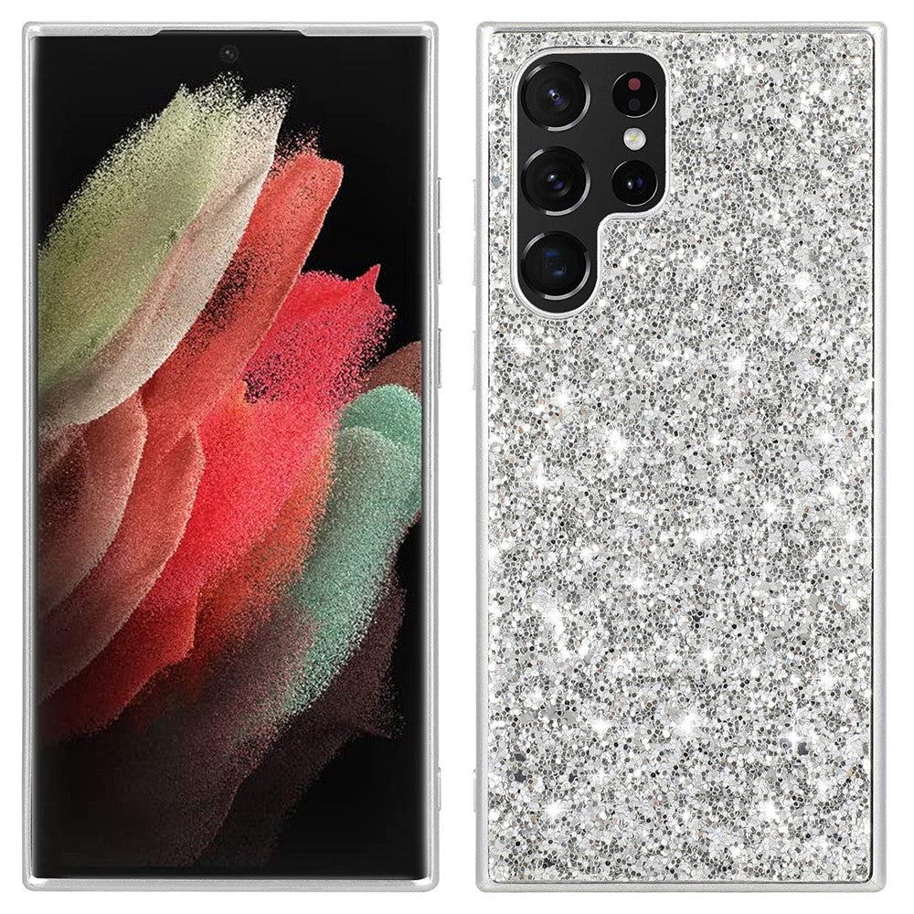 Galaxy S22 Ultra 5G Schutzhülle – Funkelnde Glitzer-Rückseite