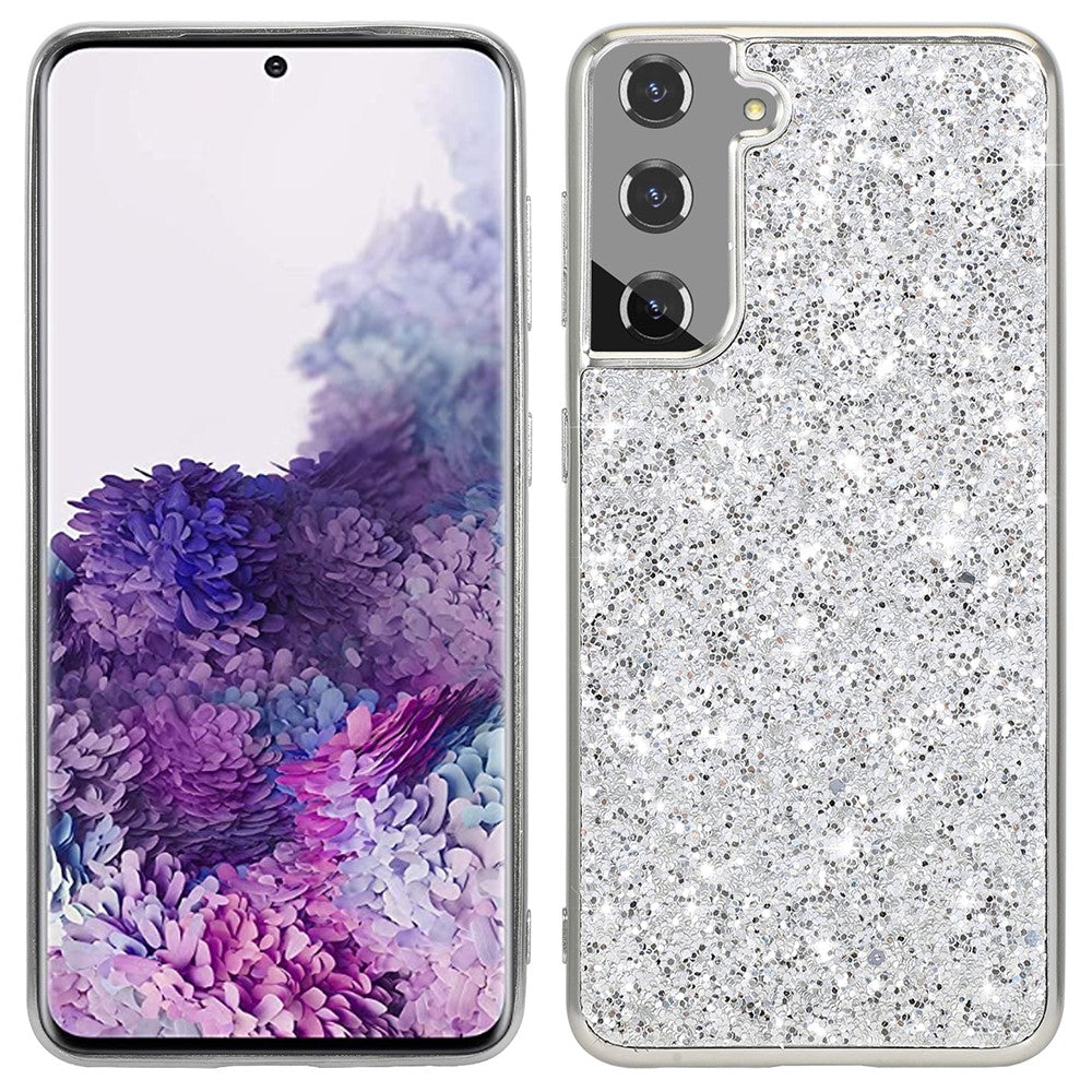 Galaxy S22 5G Schutzhülle – Funkelnde Glitzer-Rückseite