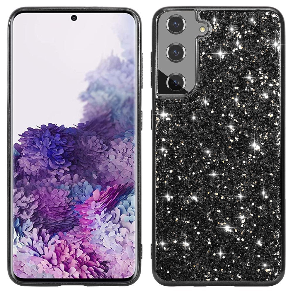 Galaxy S22 5G Schutzhülle – Funkelnde Glitzer-Rückseite