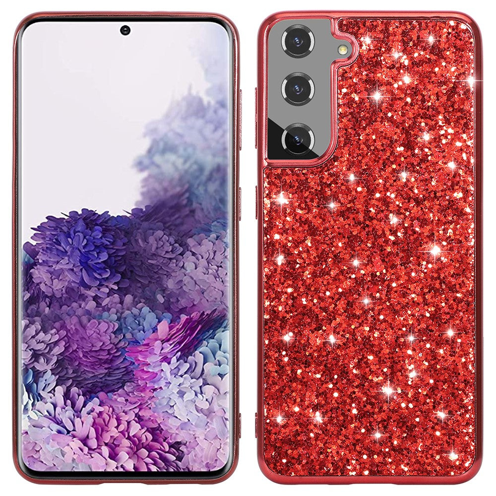 Galaxy S22 5G Schutzhülle – Funkelnde Glitzer-Rückseite