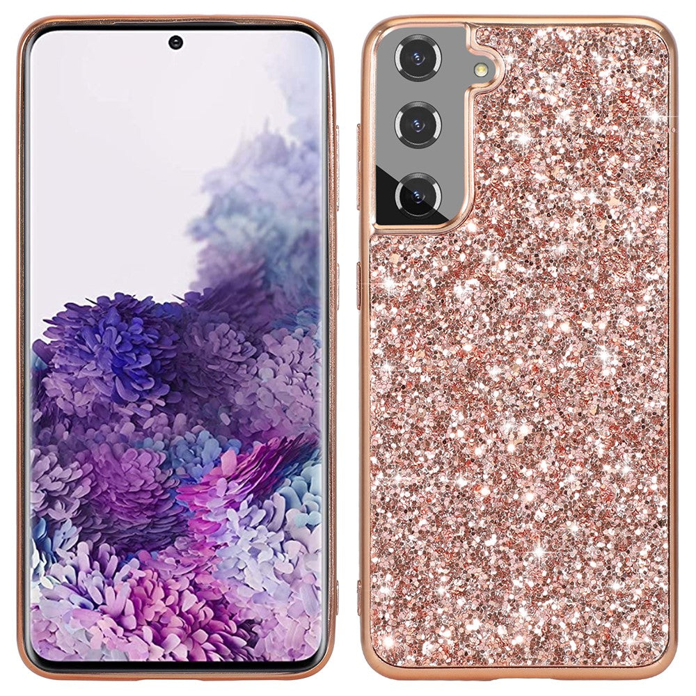 Galaxy S22 Plus 5G Schutzhülle – Funkelnde Glitzer-Rückseite
