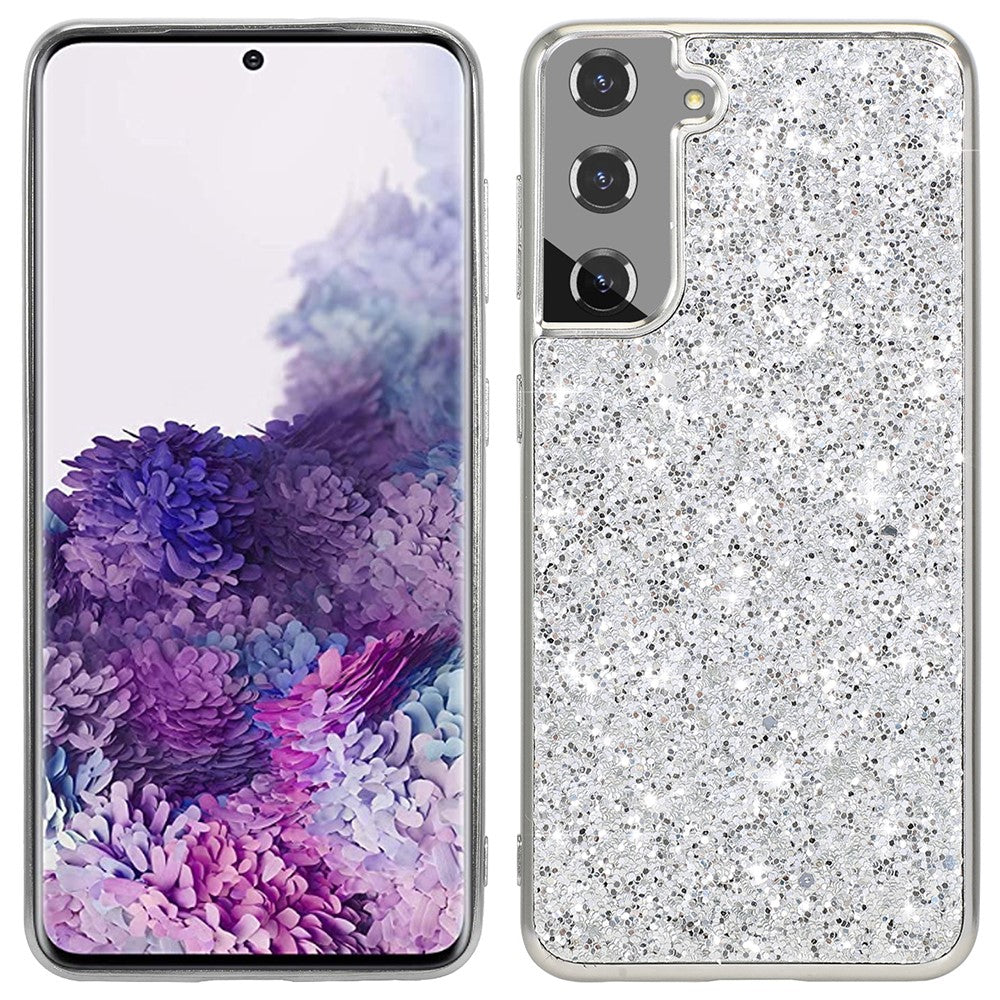 Galaxy S21 FE 5G Schutzhülle – Funkelnde Glitzer-Rückseite