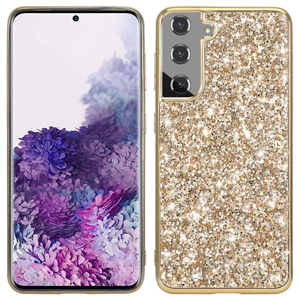 Galaxy S21 FE 5G Schutzhülle – Funkelnde Glitzer-Rückseite