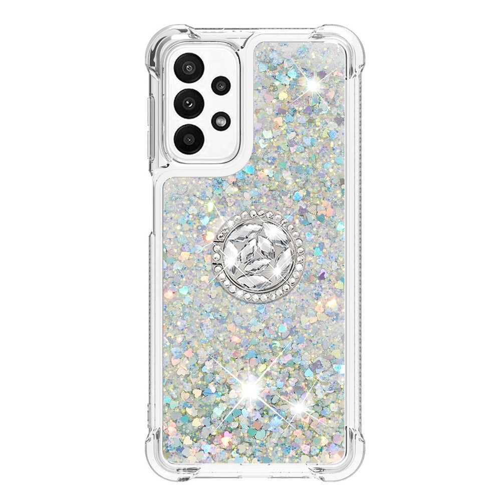 Galaxy A23 4G/5G Glitzerhülle – mit Treibsand & Ständer
